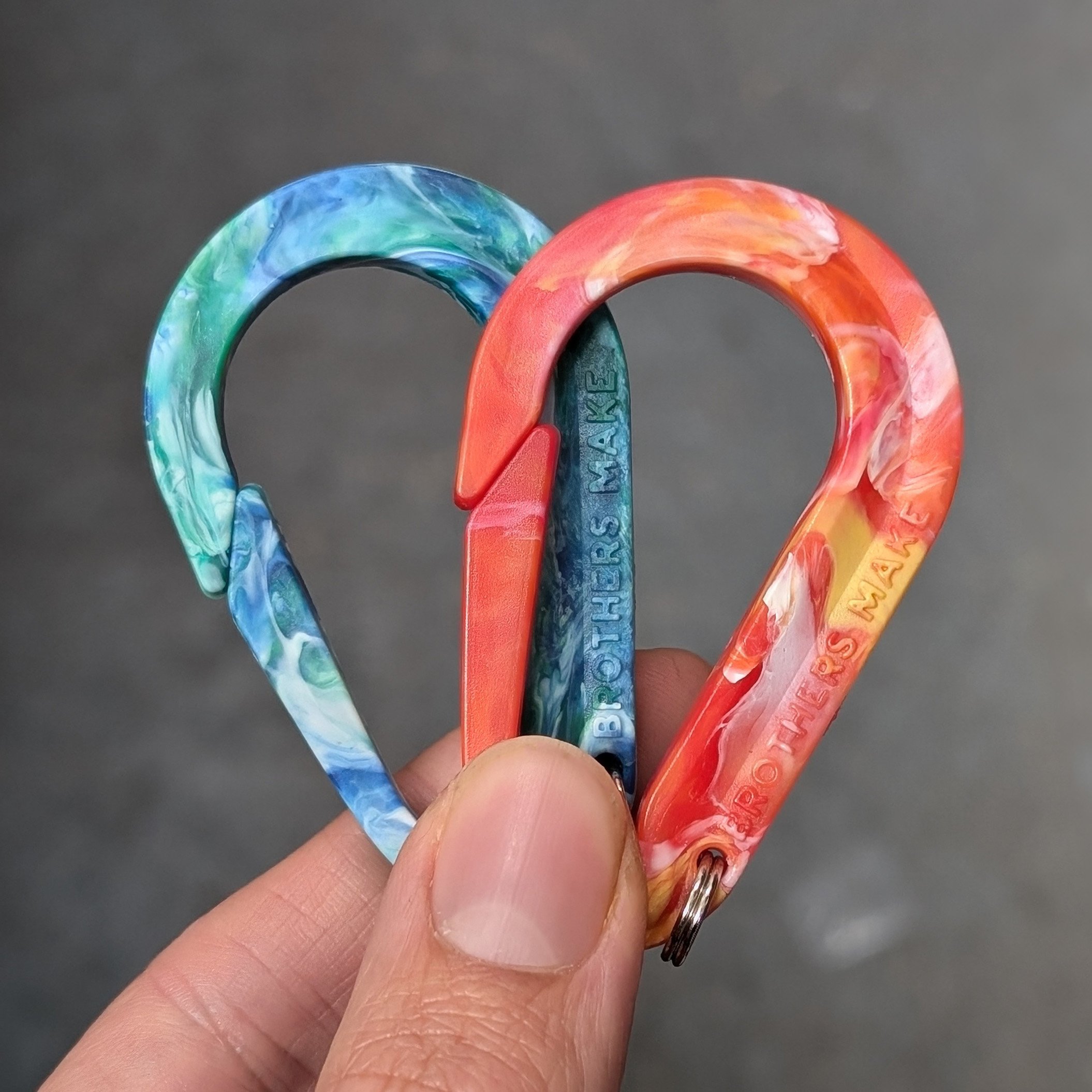 100% Recycled Carabiner Key Clip — Brothers Make